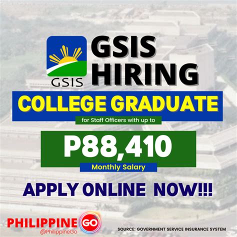 gsis job opportunities|Job Openings .